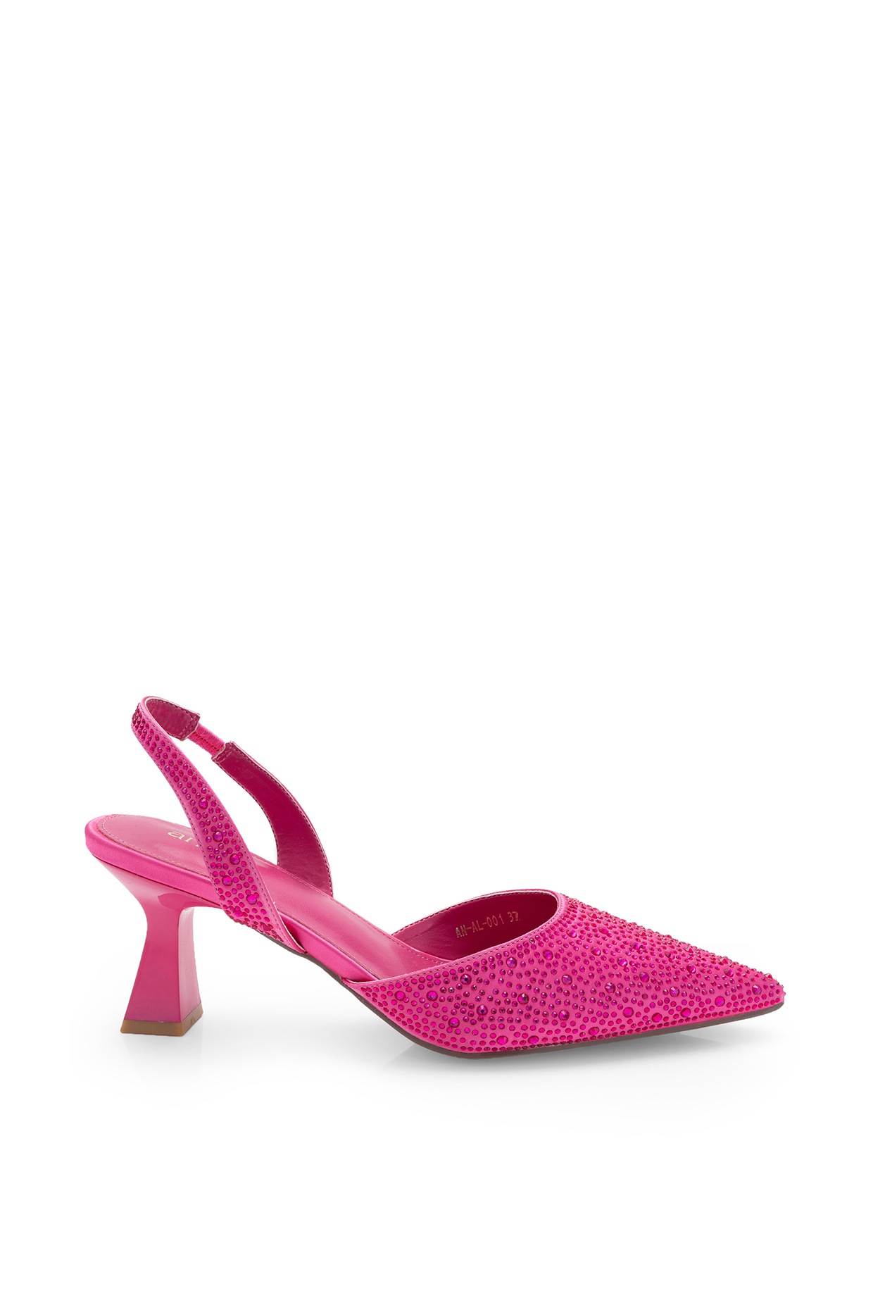 Lawless Hot Pink Satin Pointed Court Heels With Diamante Brooches – Club L  London - USA